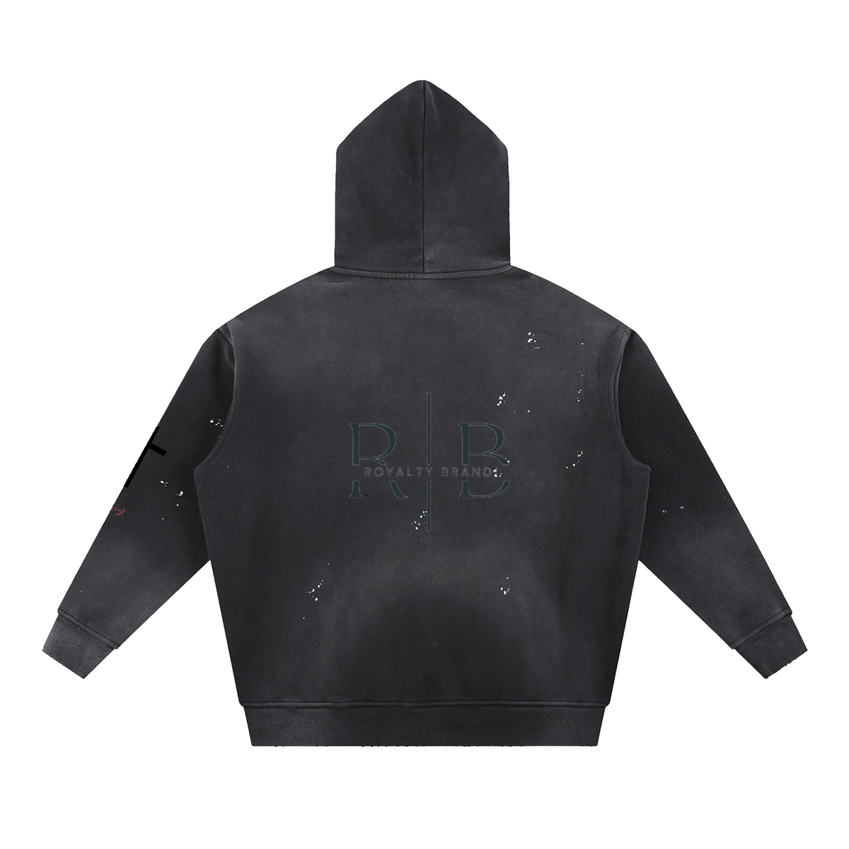 Jesus Saves-Vintage Washed Frayed Fleece Hoodie