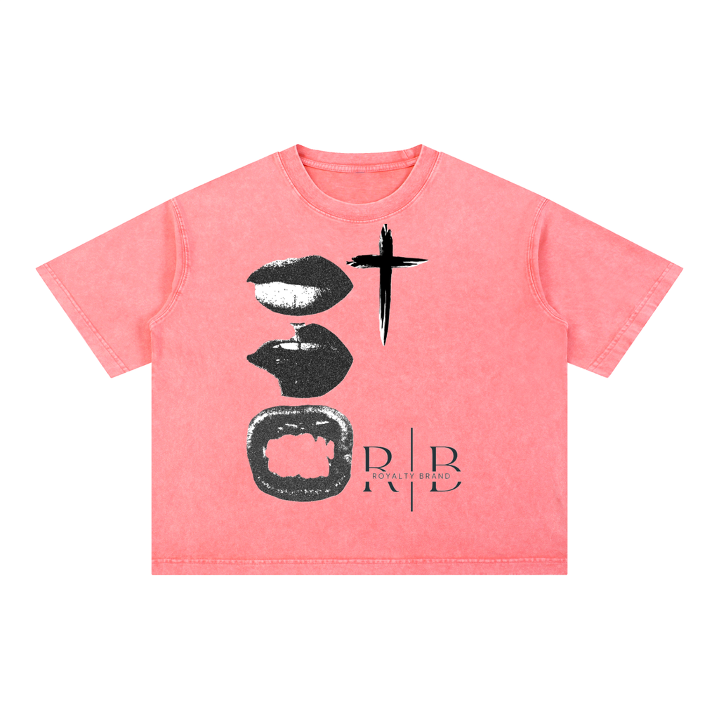 Jesus Saves- Mineral Wash Boxy Cotton T-Shirt